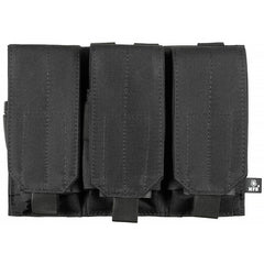 MFH Triple MOLLE Pouch, Black