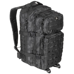 MFH US Assault Backpack, Night Camo, 30L