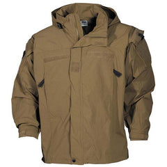 MFH Soft Shell jakna coyote tarn, level5