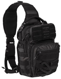 Mil-Tec Tactical enopramen nahrbtnik, črn, 10L