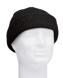 Mil-Tec US WATCH Knitted Wool Beanie, Black