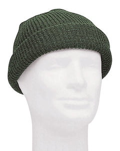 Mil-Tec US WATCH Knit Wool Beanie, Olive