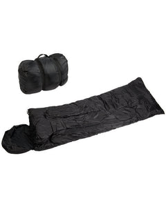 Mil-Tec Pilot Sleeping Bag, Black +/- 0°C