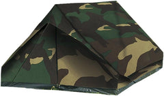 Mil-Tec MINI PACK STANDARD šotor za 2 osebi, woodland
