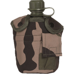 Mil-Tec US Field Bottle CCE Camo 1L with Aluminium Cup