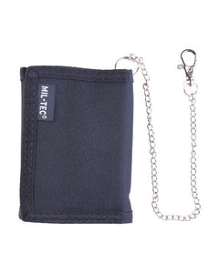 Mil-Tec Wallet with Chain, Black