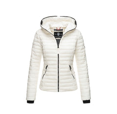 Navahoo Kimuk women's transitional jacket with hood, white