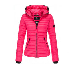 Navahoo Kimuk women's transitional jacket with hood, pink