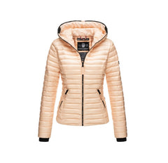 Navahoo Kimuk women's transitional jacket with hood, gold