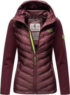 Navahoo NIMM MICH MIT ženska outdoor jakna, Aubergine
