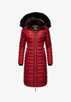 Navahoo UMAY ženski prešiti plašč, Dark red