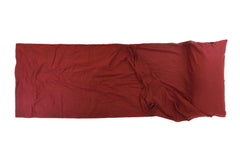 Origin Outdoors Baumwolle rechteckigen Schlafsack Liner bordeaux
