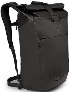 OSPREY TRANSPORTER ROLL TOP mestski nahrbtnik, črn