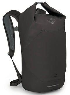 OSPREY TRANSPORTER ROLL TOP WATERPROOF mestski nahrbtnik 30, črna