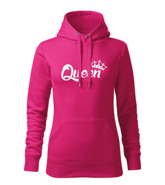 DRAGOWA ženski pulover s kapuco queen 320 g/m², roza