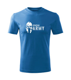 DRAGOWA kids' short-sleeve t-shirt Spartan army, blue