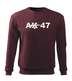 DRAGOWA moški pulover AK-47 300 g/m², bordo
