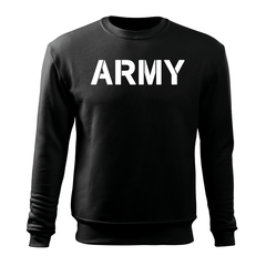 DRAGOWA moški pulover army 300 g/m², črna