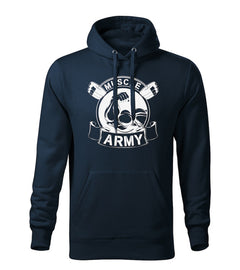 DRAGOWA men's hoodie muscle army original 320 g/m², navy blue