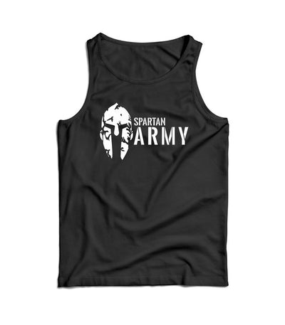 Spartan Army Printed Tank Tops