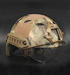 DRAGOWA Tactical Fast PJ taktická helma s okuliarmi Bolt, AT (bez certifikácie)