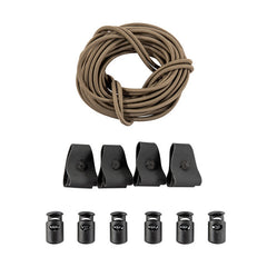 Tasmanian Tiger Bungee Cord Set, Coyote Brown