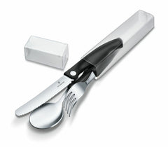 Victorinox Swiss Classic príborová súprava 3-dielna, čierna