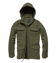 Vintage Industries Darren parka, temno oljčna