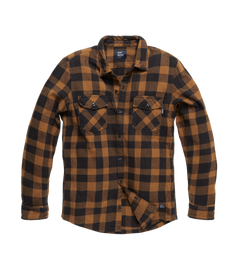 Vintage Industries Globe heavyweight flannel shirt, yellow checked