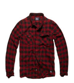 Vintage Industries Harley shirt, red checked