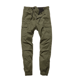 Vintage Industries Vince Cargo jogger nohavice, olive sage