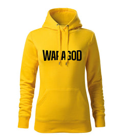 WARAGOD ženski pulover s kapuco FastMERCH 320 g/m², rumena