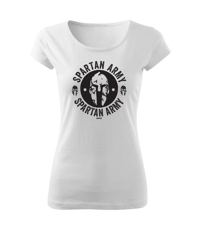 Ženske kratke majice z motivom Spartan Army