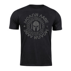 DRAGOWA majica s kratkimi rokavi Molon Labe, črna