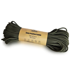 WARAGOD Paracord 550 σχοινί 31 m με διάμετρο 4 mm, πράσινο