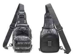 WARAGOD Soldat τσάντα crossbody, snake grey black