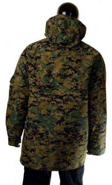 O&T Aurora Beatrix Jacket Digital Woodland with Removable Lining