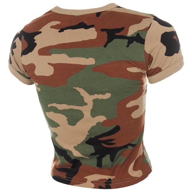 MFH majica ženski maskačni Woodland, 160g/m2