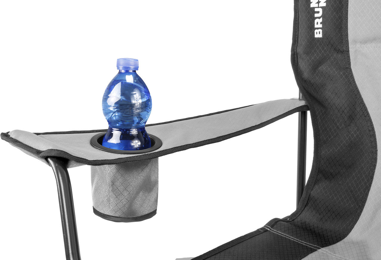 Brunner Action Armchair Equiframe kampinški stol, siva/črna