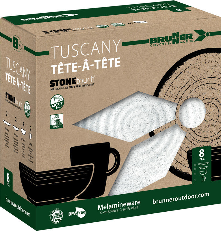 Brunner Tuscany komplet kuhinjskega pribora 8 kosov, modra
