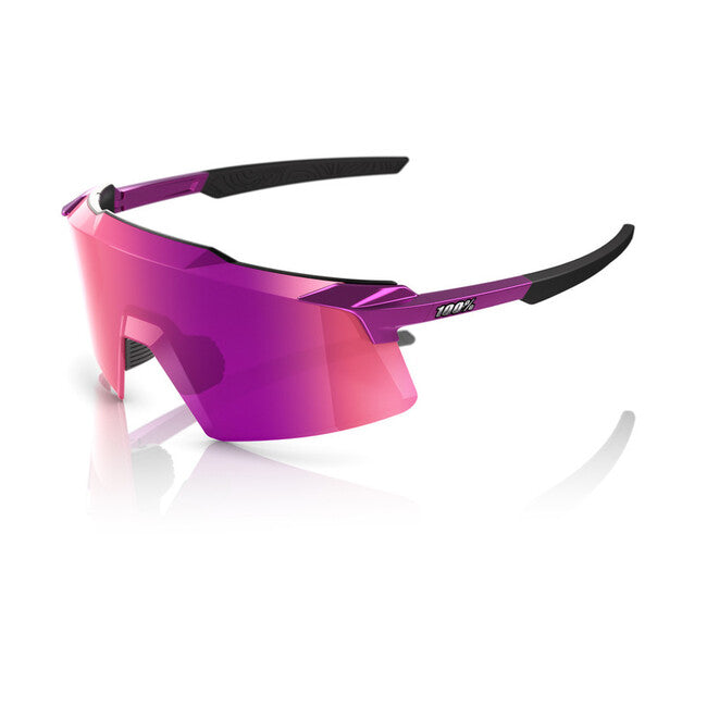 100% Aerocraft Sončna očala, Gloss Purple Chrome - Purple Multilayer Mirror