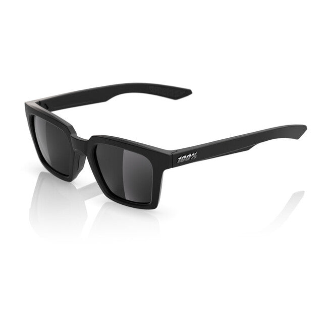 100% Erba sončna očala Soft Tact Black, Smoke Lens