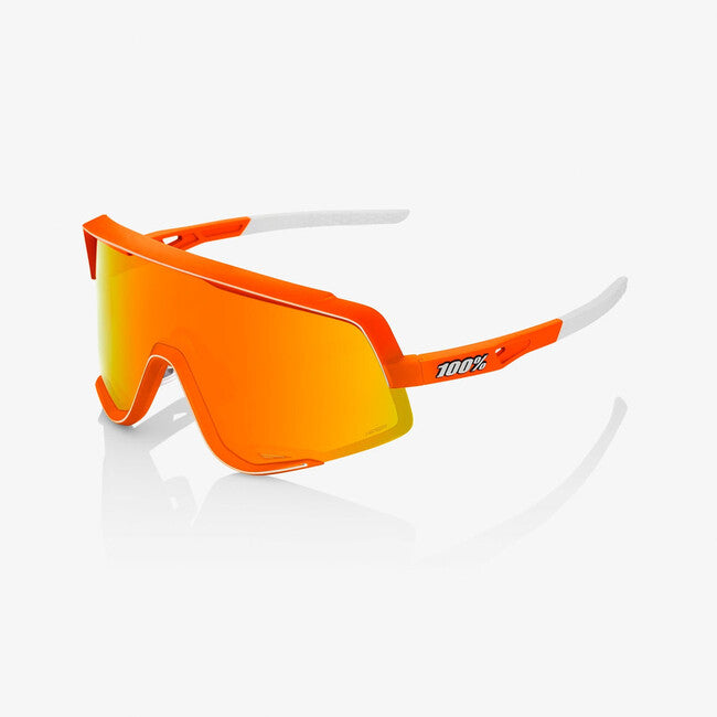100% Glendale sončna očala Soft Tact, neon oranžna