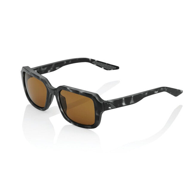 100% Rideley Sunglasses, Matte Black Havana