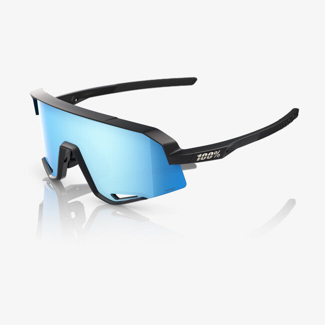 100% Slendale sončna očala, Matte Black - HiPER Blue Multilayer Mirror
