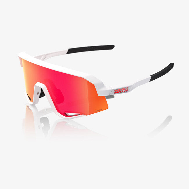 100% Slendale sončna očala, Matte White - HiPER Red Multilayer Mirror