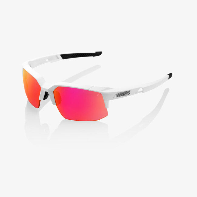 100% Speedcoupe sončna očala Soft Tact Off White - Purple Multilayer Mirror Lens
