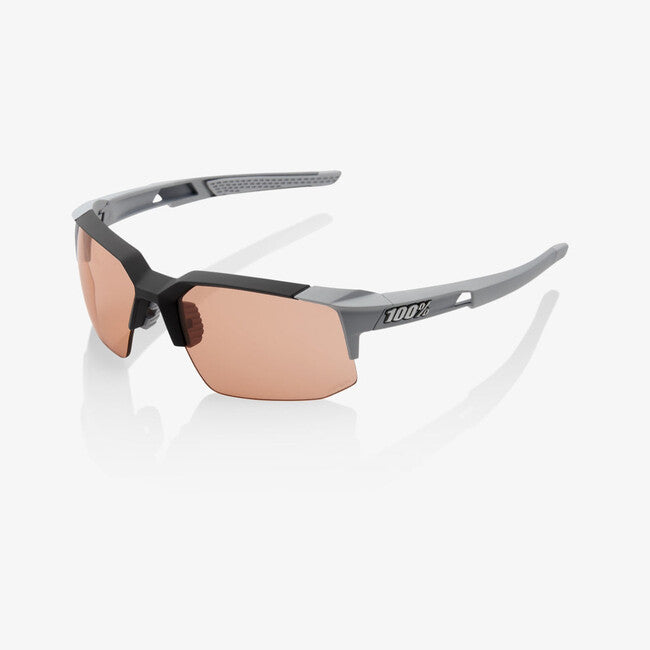 100% Speedcoupe sončna očala Soft Tact Stone Grey, HiPER Coral Lens, OS