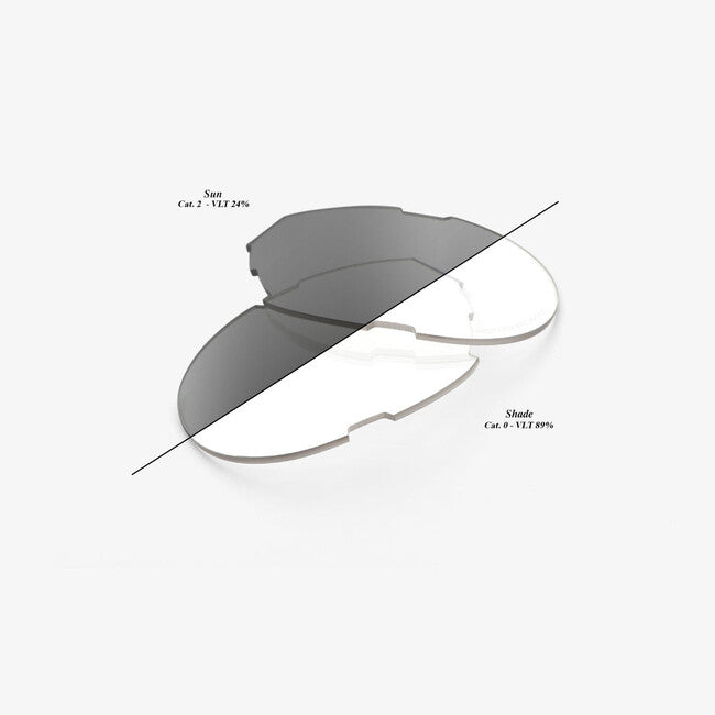 100% WESTCRAFT dvojne nadomestne leče Photochromic Clear / Smoke