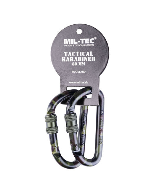 Mil-Tec vponka taktična s krčilno zanko 80 mm, woodland, par
